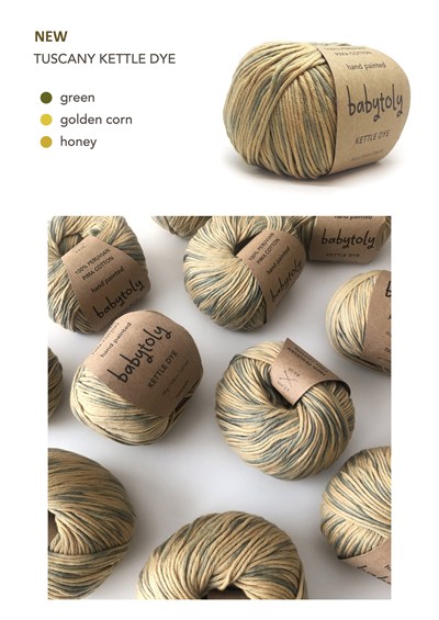 100% Peruvian Pima Cotton Yarn - TUSCANY KETTLE DYE