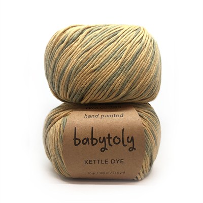 100% Peruvian Pima Cotton Yarn - TUSCANY KETTLE DYE