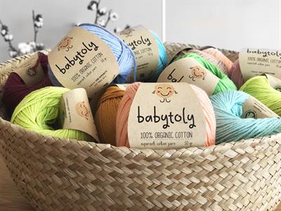 12 Yarn Bundles - Organic Cotton Yarn (choose colors)