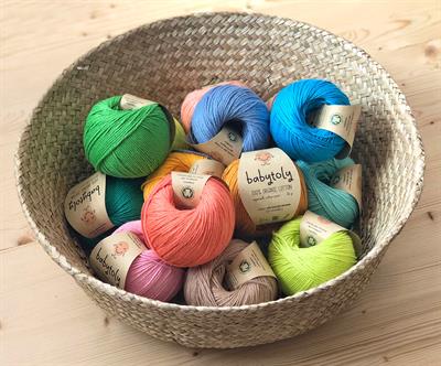 12 Yarn Bundles - Organic Cotton Yarn (choose colors)