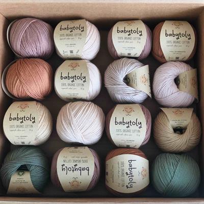 20 Yarn Bundles - Organic Cotton Yarn (choose colors)