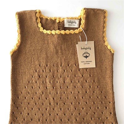 Artemis Dress / 2 Color, Biscuit × Sunflower