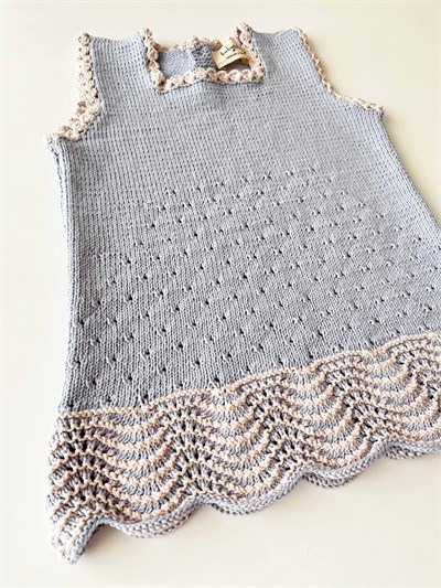 Artemis Dress / 2 Color, Periwinkle × Powder pink