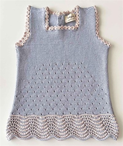Artemis Dress / 2 Color, Periwinkle × Powder pink