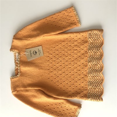 Artemis Dress Long Sleeve / 2 Color, Marigold × Corn