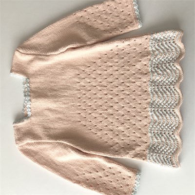 Artemis Dress Long Sleeve / 2 Color, Melon × Sky