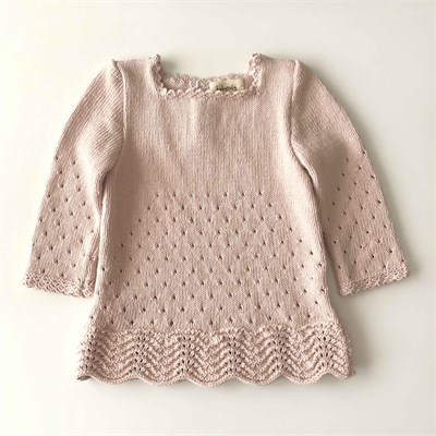 Artemis Dress Long Sleeve, Powder pink