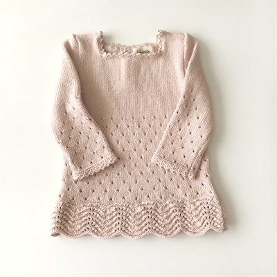 Artemis Dress Long Sleeve, Powder pink