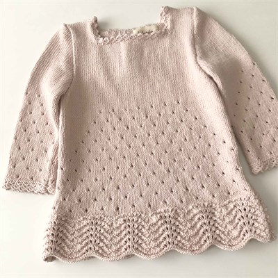 Artemis Dress Long Sleeve, Powder pink