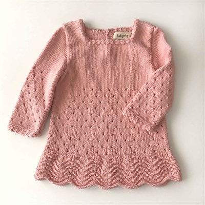 Artemis Dress Long Sleeve, Salmon Pink
