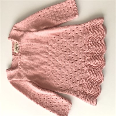 Artemis Dress Long Sleeve, Salmon Pink