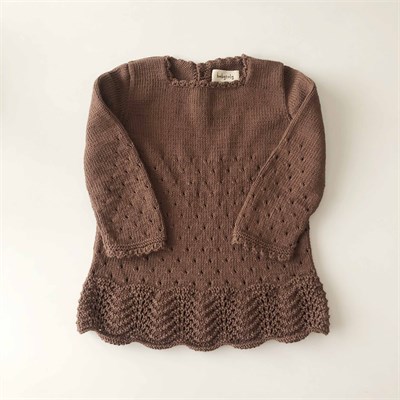 Artemis Dress Long Sleeve, Walnut