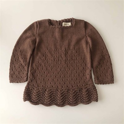 Artemis Dress Long Sleeve, Walnut