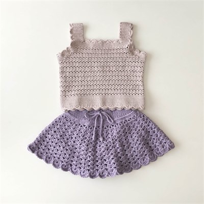 Aster Lace Top, Light Mauve