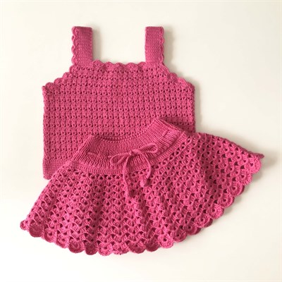 Aster Lace Top, Rosa pink