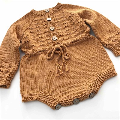Basil Romper, Golden brown