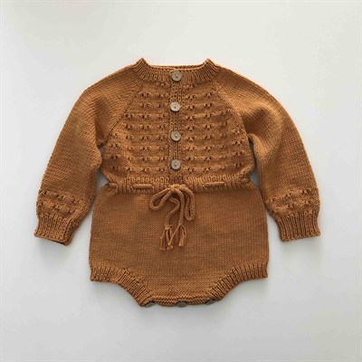 Basil Romper, Golden brown