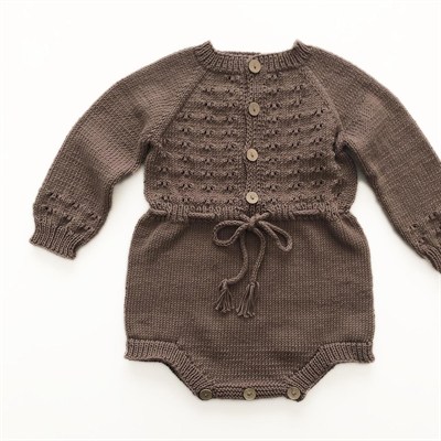 Basil Romper, Mink