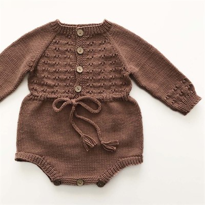 Basil Romper, Mocha
