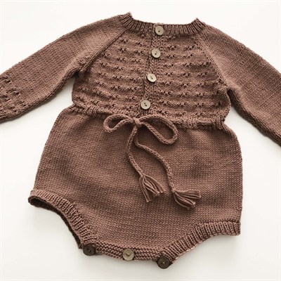 Basil Romper, Mocha