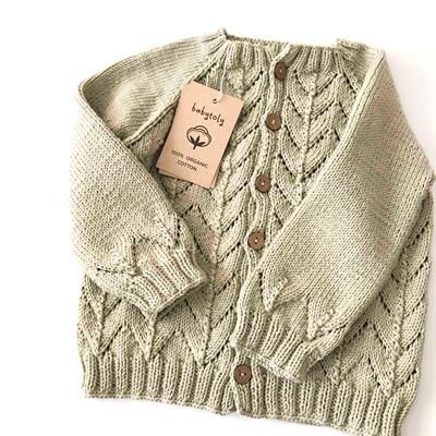 Blossom Cardigan, Seaweed