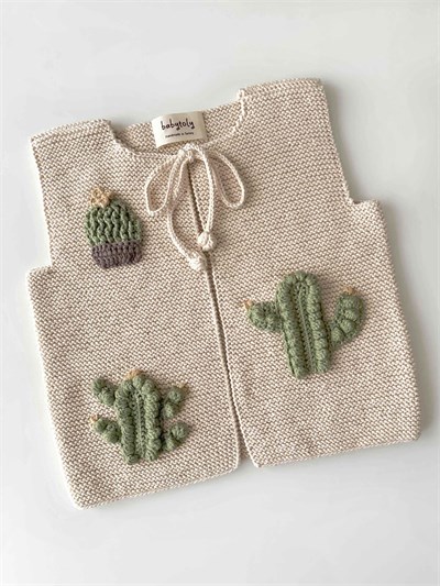 Cactus Vest, Natural 