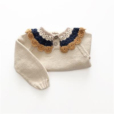 Camille Collar Sweater, Custom Color