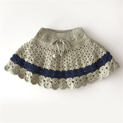 Camille Skirt / 2 Color, with line - Custom Color