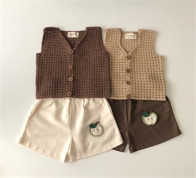 Colin Crochet Vest, Custom Color