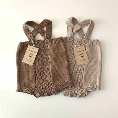 Cross Romper, Beige
