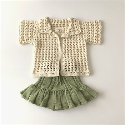 Cyrus Crochet Vest, Custom Color