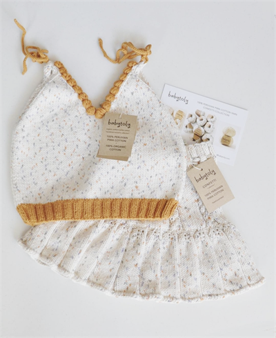 Eva Knit Top with edge, Exclusive Confetti - Custom Color