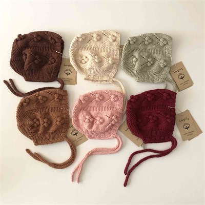 Fancy Popcorn Bonnet, Custom Color