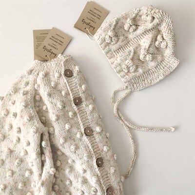 Fancy Popcorn Bonnet, Exclusive Confetti - Custom Color
