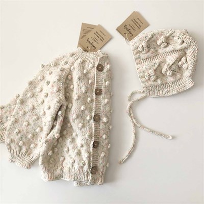 Fancy Popcorn Bonnet, Exclusive Confetti - Custom Color