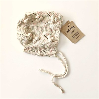 Fancy Popcorn Bonnet, Exclusive Confetti - Custom Color