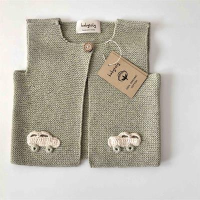 Felice Car Vest, Seaweed
