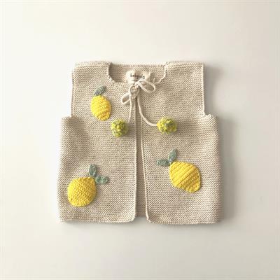 Felice Lemons Vest, Natural
