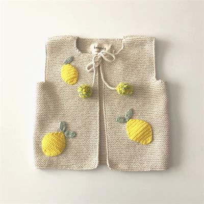 Felice Lemons Vest, Natural