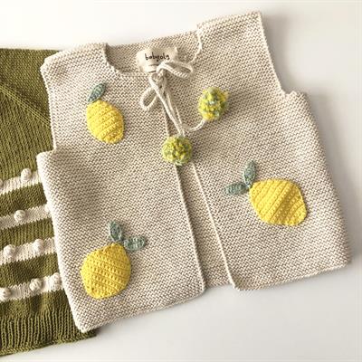 Felice Lemons Vest, Natural