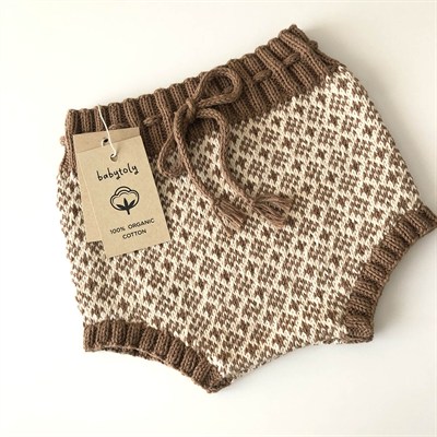 Folk Bloomer, Camel(waist) × Natural(patterns)