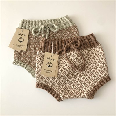 Folk Bloomer, Camel(waist) × Natural(patterns)