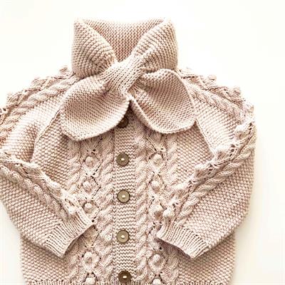 Hazel Cardigan, Powderpink