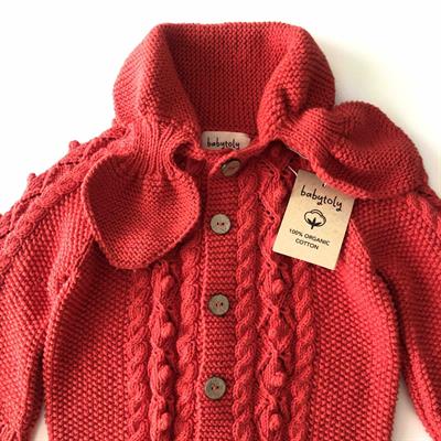 Hazel Cardigan, Red Apple