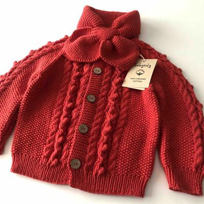 Hazel Cardigan, Red Apple