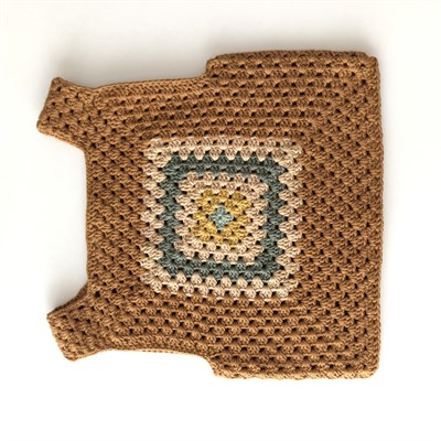 Malinda Crochet Top, Biscuit Base
