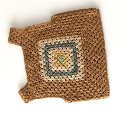Malinda Crochet Top, Biscuit Base