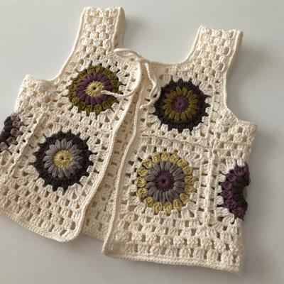 Marla Crochet Vest, Design 1