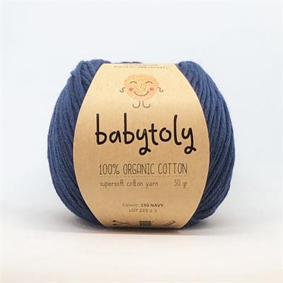 Organic Cottob Yarn - NAVY, 150