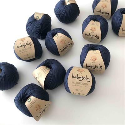 Organic Cottob Yarn - NAVY, 150